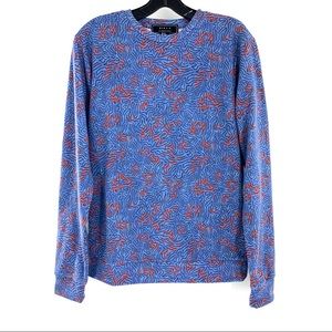 Forever 21 Art Design Lightweight Sweatshirt Top